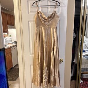 Azazie Elle Champaigne Bridesmaids Dress